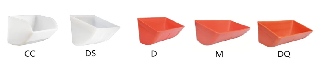 HDPE Plastic Elevator Bucket for Vertical Elevator Conveyor