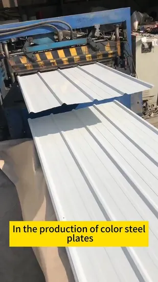 Профиль волны красного синего зеленого цвета Препайнтед рифленый кровельный лист цвета