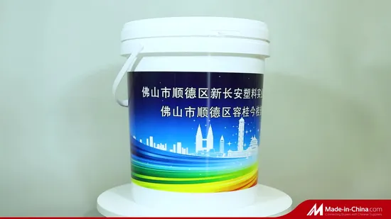 Пищевое пластиковое ведро FDA на 500 мл для пищевых продуктов, содержащих B07